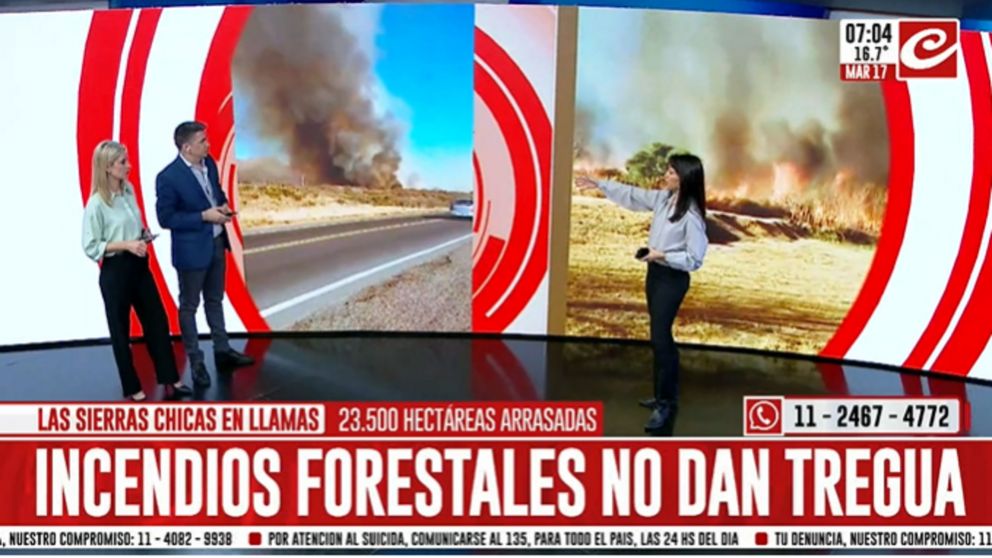 Córdoba en llamas: los incendios forestales no dan tregua