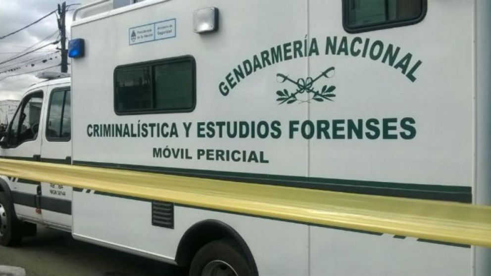 Miembros de la Gendarmer�a Nacional Argentina fueron convocados para concretar peritajes.