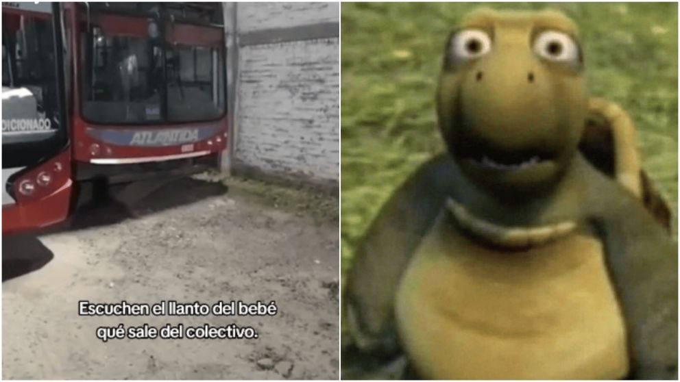 Un colectivero que terminaba su recorrido, grabó el espeluznante momento en el que se escuchaba el llanto de un "bebé fantasma".