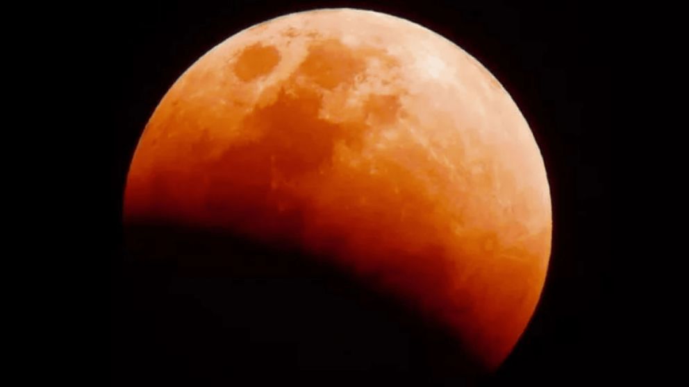 Se viene el Eclipse Lunar parcial de Septiembre (Imagen ilustrativa)