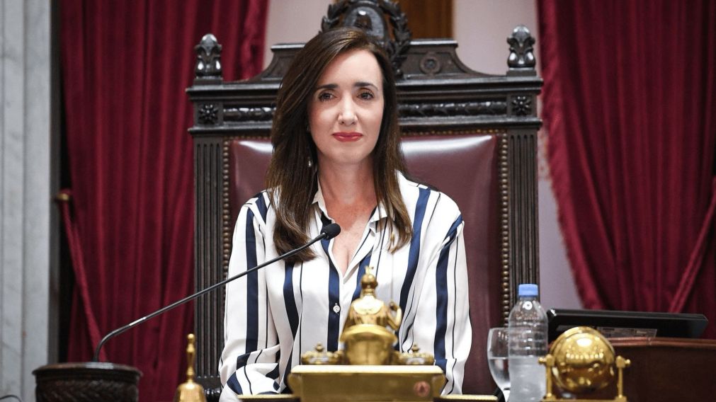 Victoria Villarruel, presidenta de la Cámara de Senadores.