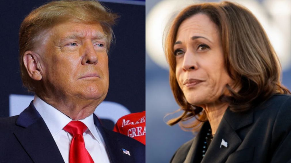 Los candidatos presidenciales Donald Trump y Kamala Harris.