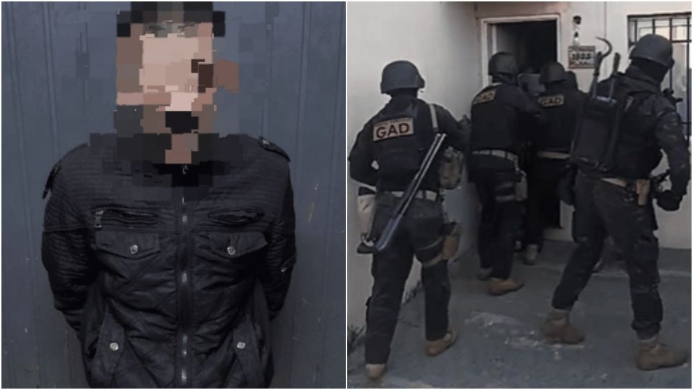 El sujeto denunciado fue aprehendido en su casa.