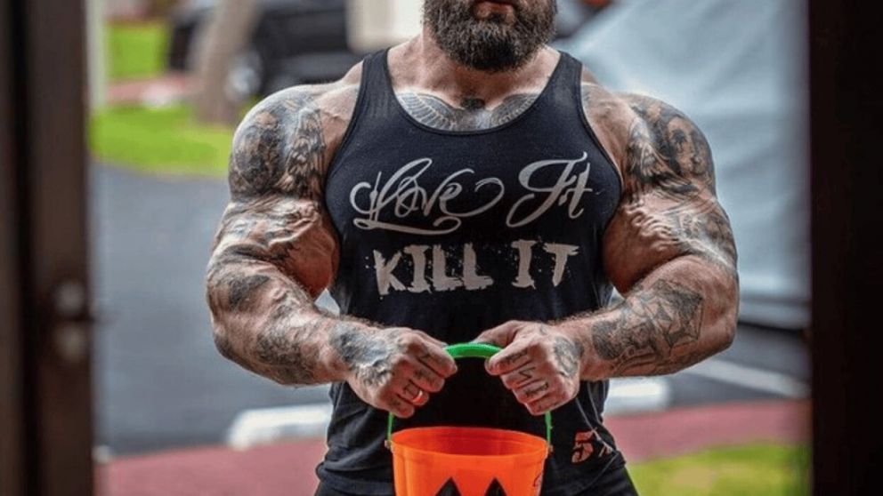 Illia Golem llegó a pesar 165 kilos en su "mejor momento" (Instagram).