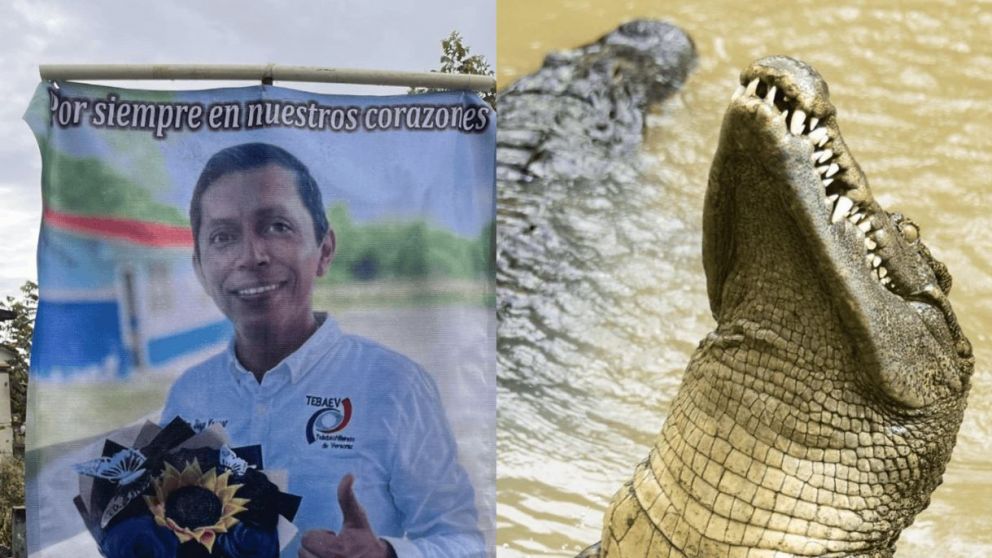 Un hombre encontr� una terrible muerte ante los cocodrilos.