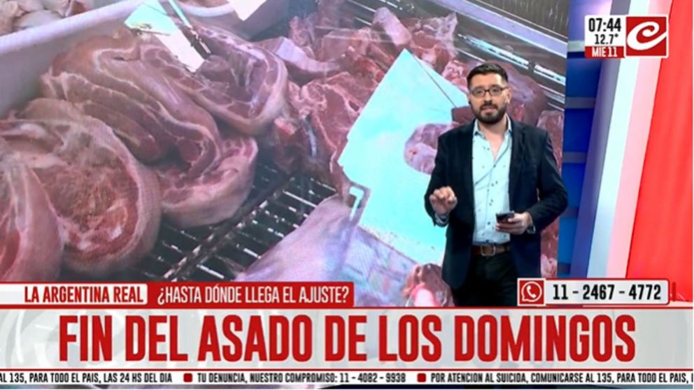 El 80 % de los argentinos ya no consume asado los fines de semana