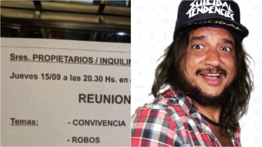 �La hizo �El Bananero�? La desubicada lista de temas a tratar en la reuni�n de consorcio: �Robos, gemidos, olor a��