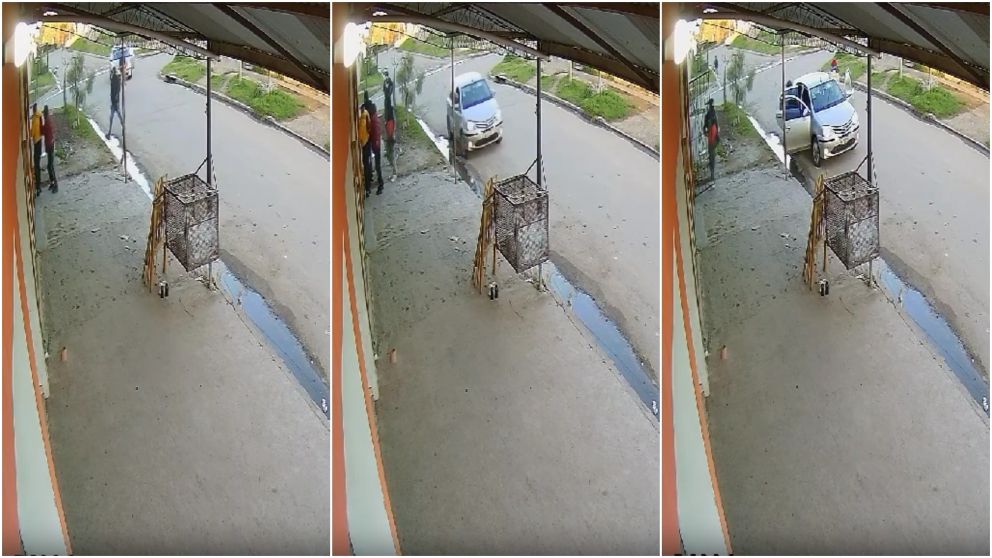 Los delincuentes quedaron filmados por las cámaras de seguridad.