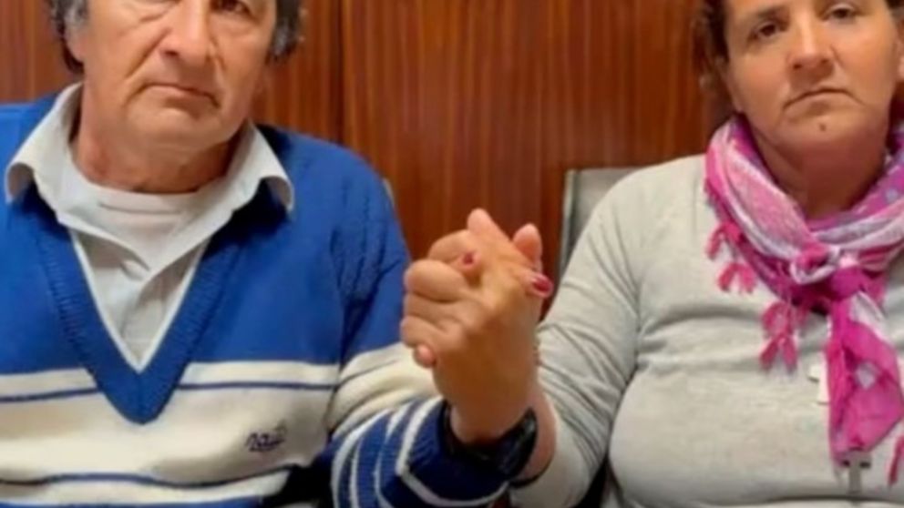 Los papas de Loan, José Peña y María Noguera.