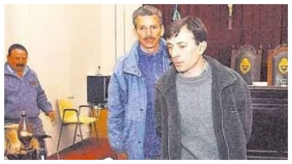 Luis Fernando Iribarren cuando fue condenado a prisión perpetua.