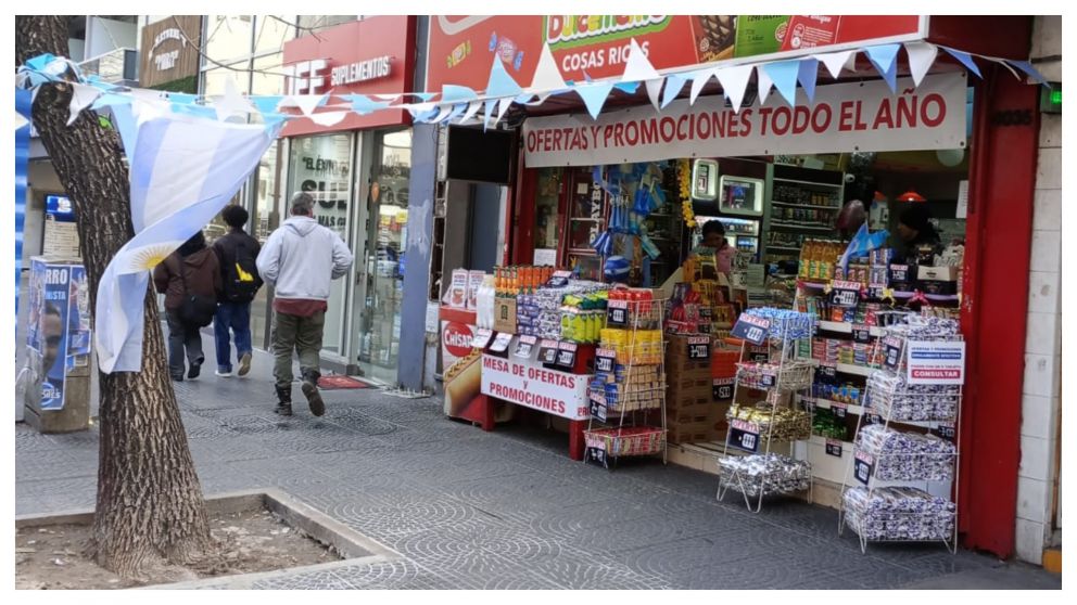 Las ventas de los kioscos cayeron hasta un 40% (Gentileza de Claudio Páez).