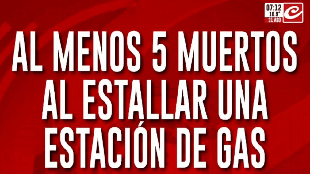 Tremendo video muestra explosi�n en estaci�n de servicio: hay al menos cinco muertos