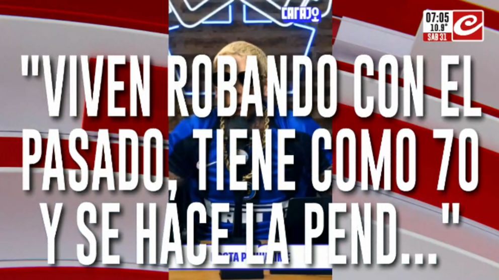 Alex Caniggia durísimo con Cris Morena: "Tiene como 70 y se hace la pendeja"
