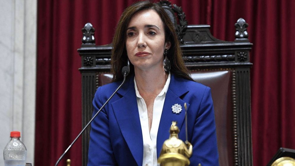 Victoria Villarruel Villarruel pidió al bloque de La Libertad Avanza que reescriba el pedido de expulsión de Paoltroni