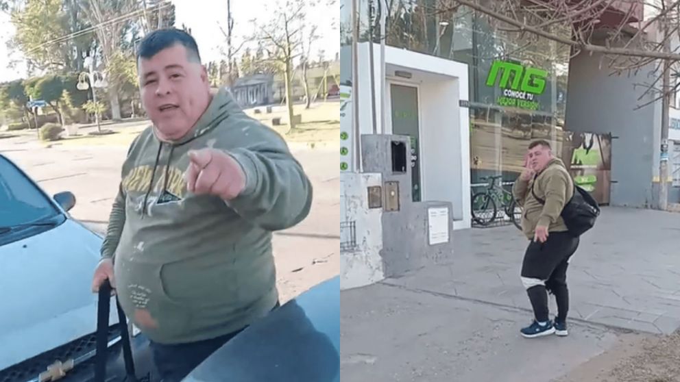 La pareja decidió empezar el "gym" cada uno por su cuenta y publican videos diarios acompañándose y alentándose (Captura TikTok).