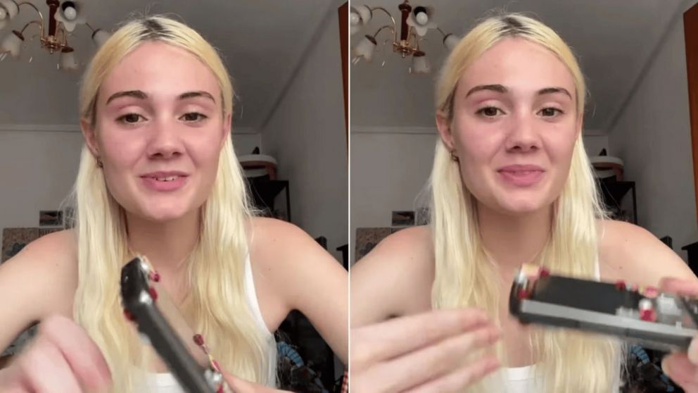 Compr� un celular antiguo para su novia y en el regalo le dej� una emocionante sorpresa (Imagen captura video).