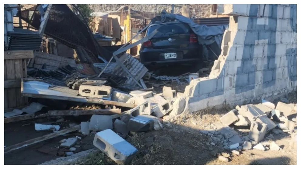 Perdió el control de su auto y destruyó un refugio de animales (Redes).