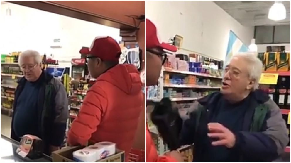 Un hombre intentó robar varios artículos en un supermercado.