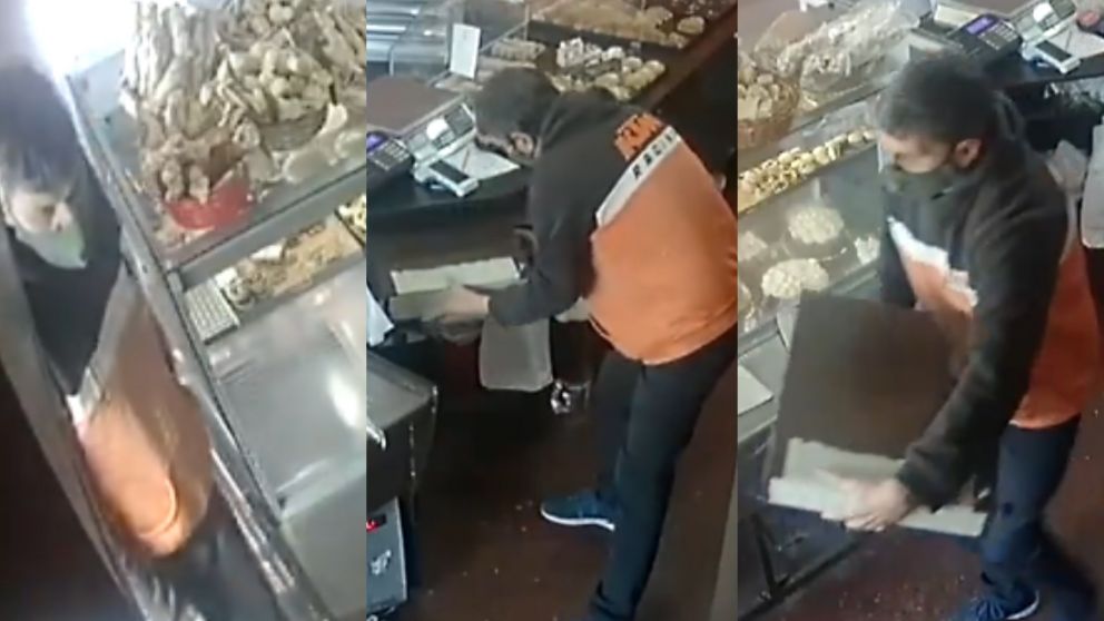 El delincuente se llevó 20 mil pesos.
