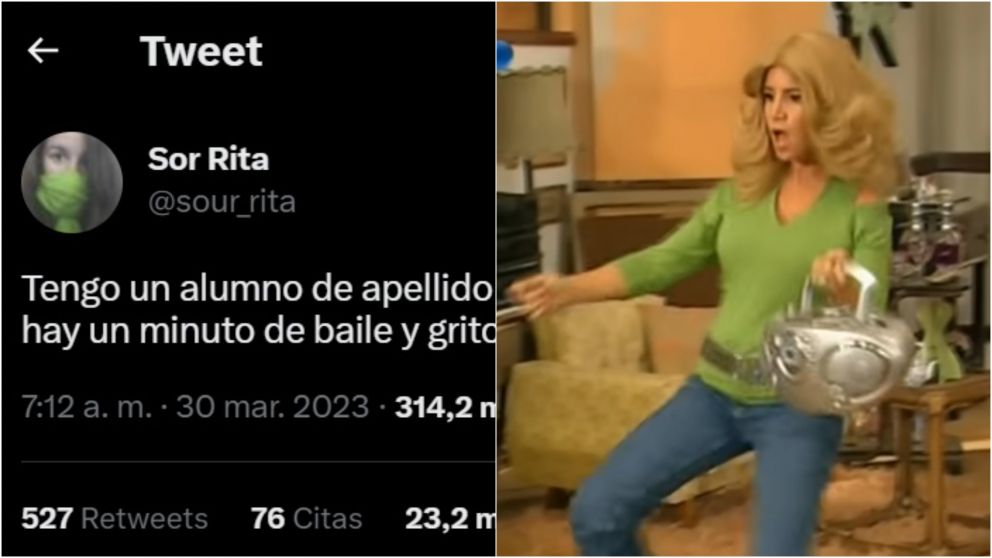 Docente toma lista y desencadena una lluvia de "bailes y gritos" cada vez que nombra a un alumno