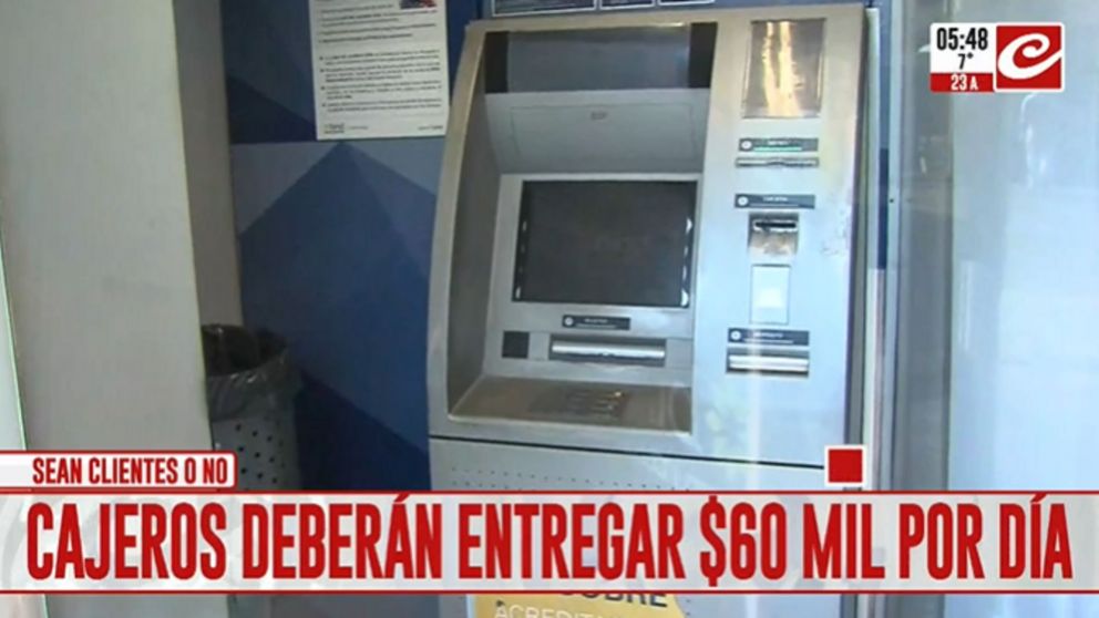 Cliente o no cliente: a partir de ahora vas a poder retirar 60 mil pesos de los cajeros