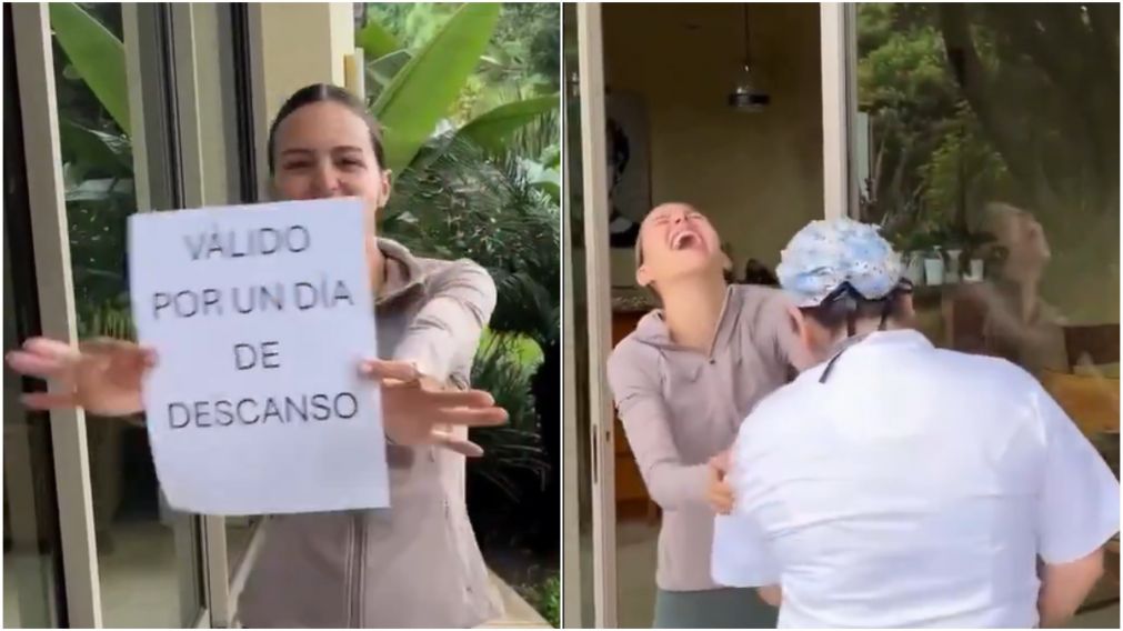 Quiso dar un franco y la criticaron por el método.