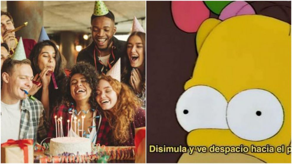 Fue a un cumple y tuvo un gran éxito.