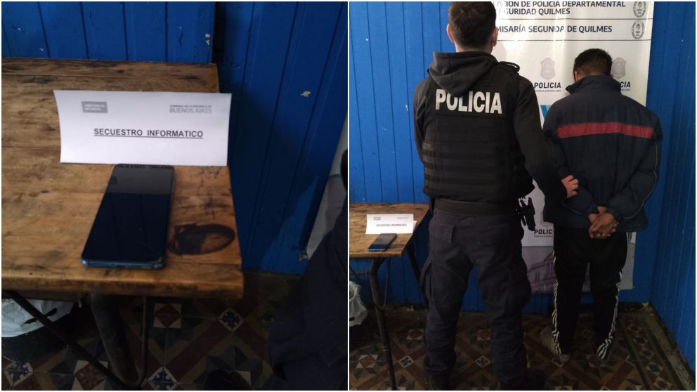 El autor del hecho fue detenido y el teléfono recuperado.