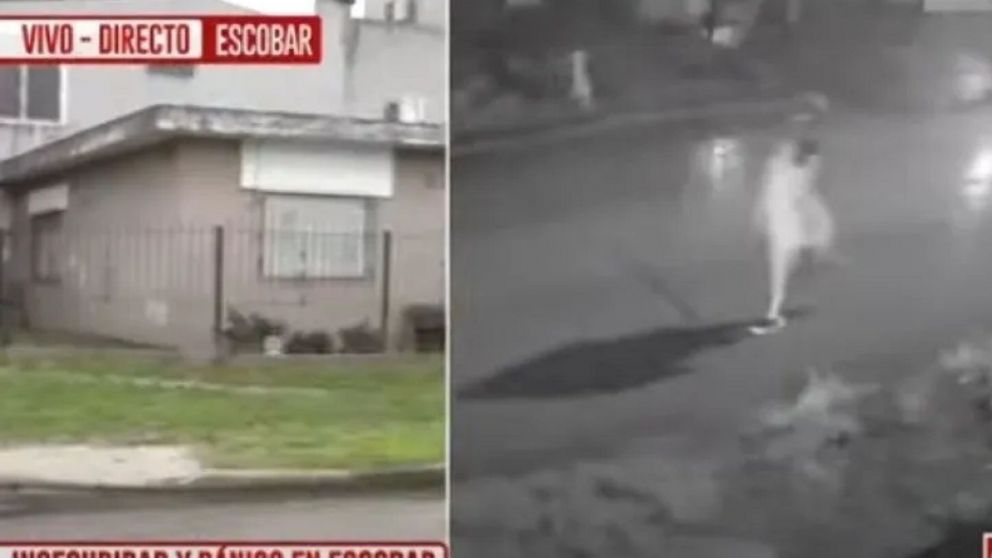 Las cámaras de seguridad registran los hechos.