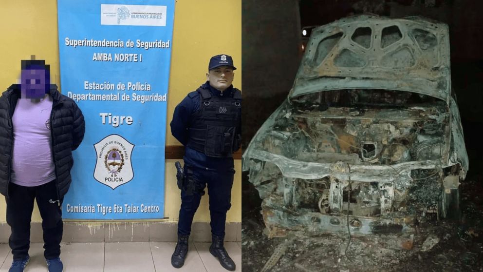 El sospechoso realizó una "falsa denuncia" por robo del vehículo que quedó expuesta tras revisar las cámaras de seguridad.