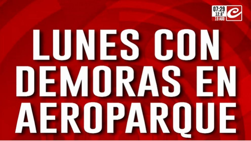 Alerta pasajeros: reclamo gremial provoca demoras y cancelaciones en Aeroparque