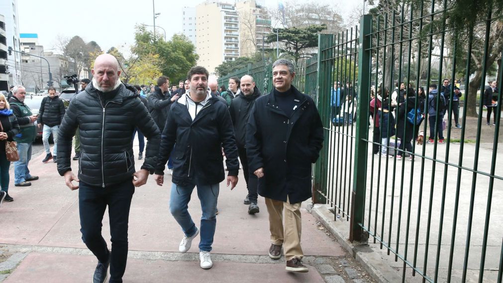 Jorge Macri estuvo acompañado por el ministro de Seguridad, Waldo Wolff; y el de Espacio Público e Higiene Urbana, Ignacio Baistrocchi.