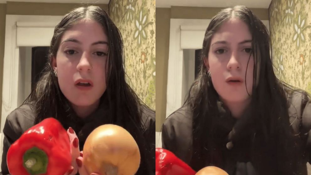 La joven no pudo creer cuánto le costaron las dos verduras y estalló de la bronca (Captura X).