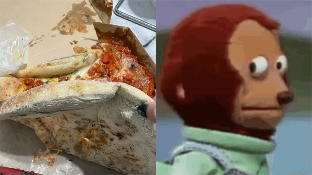 Pidió una pizza por delivery y se llevó un sorpresivo “regalo” al abrir la caja: “Qué hacía eso ahí”
