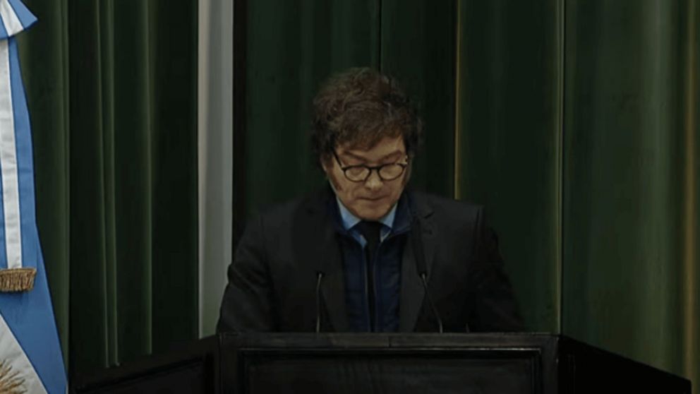 Habló Javier Milei.