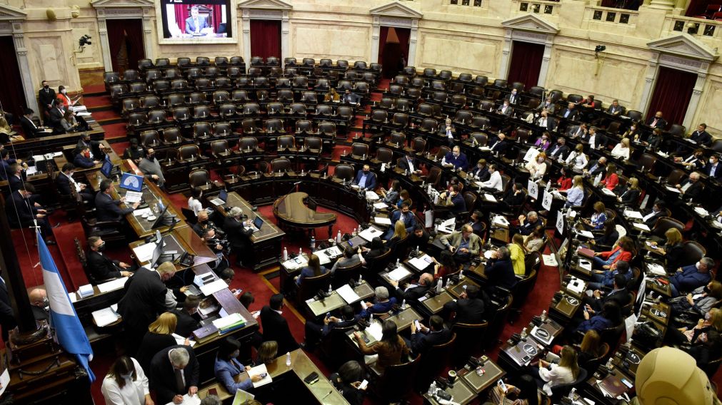La negativa de la oposición a dar quórum impidió la sesión presencial en Diputados. (TELAM).