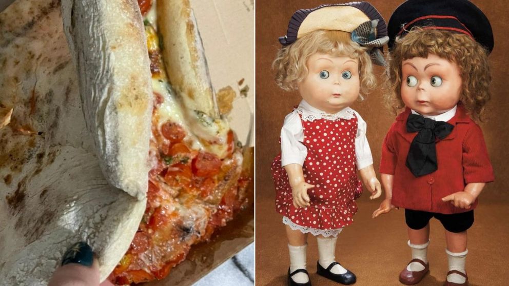 Pidió una pizza a domicilio y le llegó con algo aterrador: "Para una dieta equilibrada".