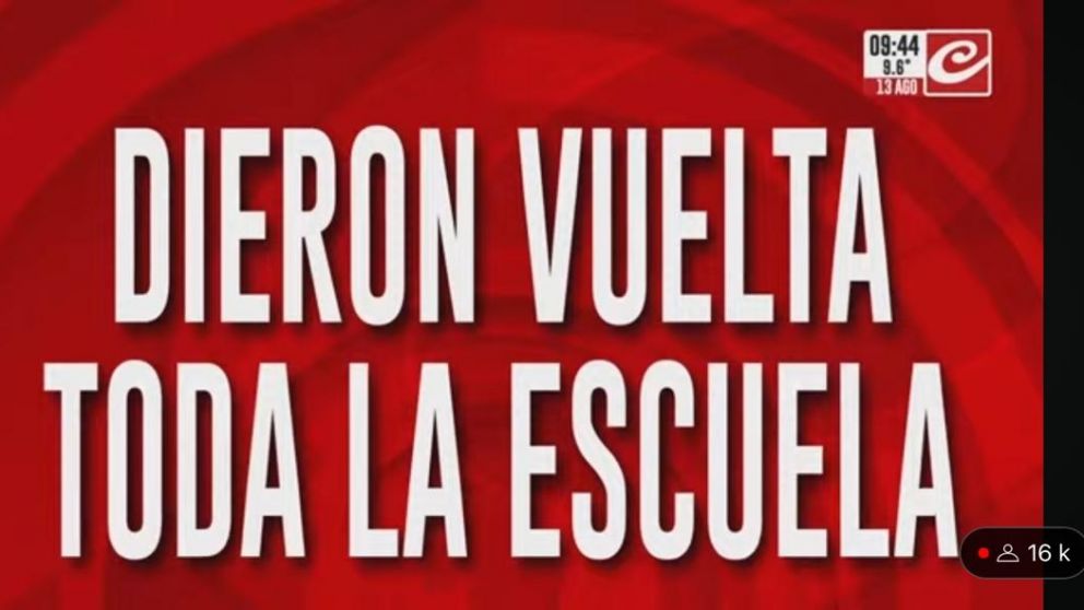 LA PLACA DE CRÓNICA HABLANDO DE LA ESCUELA DIFERENCIAL 501.