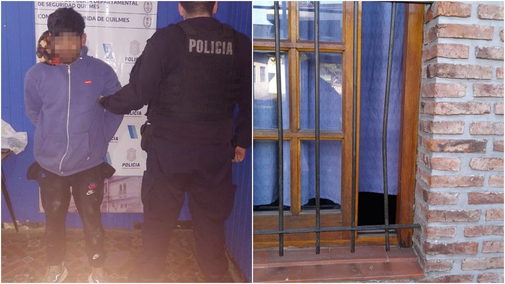 El delincuente quedó tras las rejas por robo y daños.