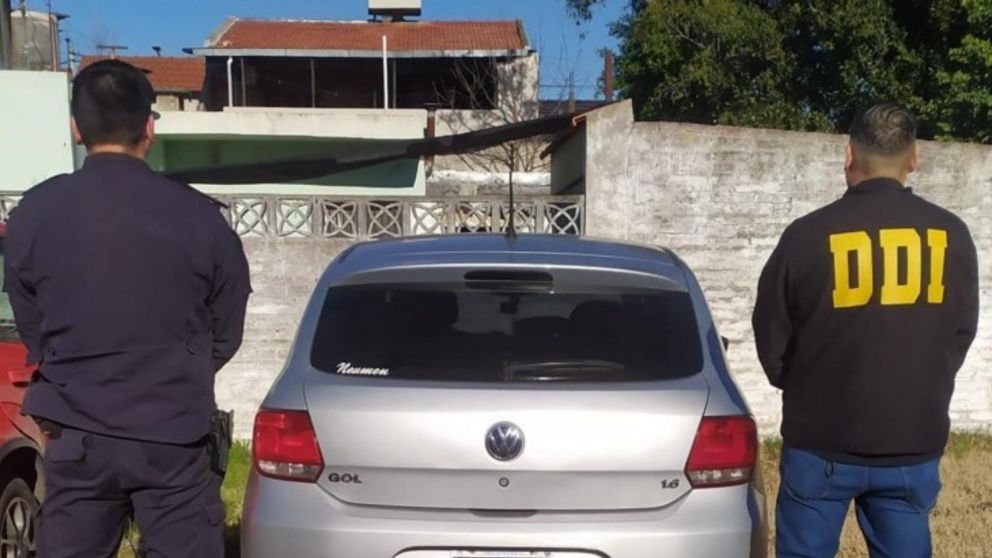 Este es el coche que era guiado por el individuo.