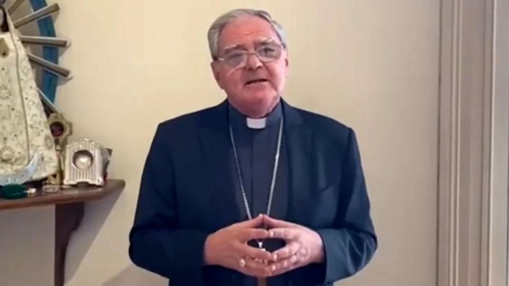 MONSEÑOR OJEA ES EL PRESIDENTE DE LA CONFERENCIA EPISCOPAL ARGENTINA.