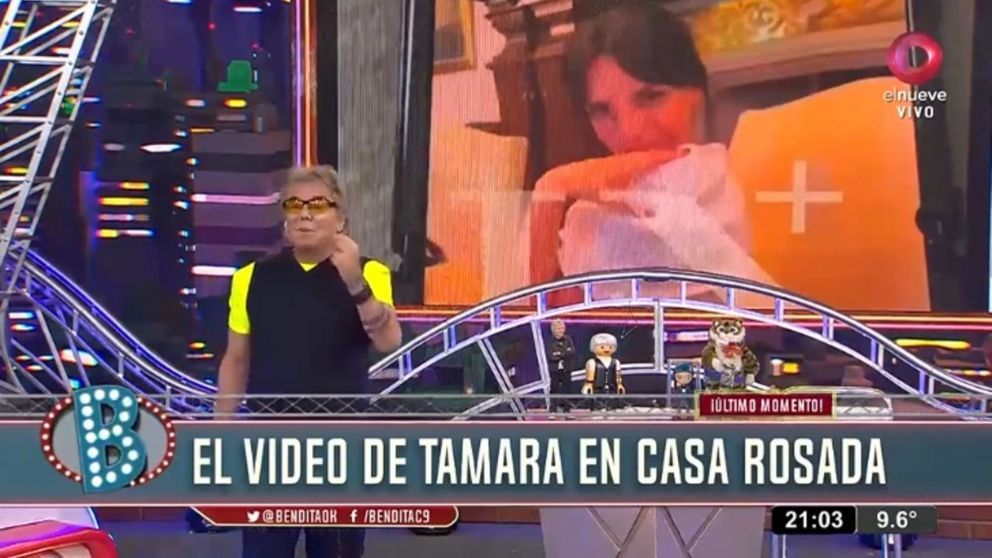 Beto Casella se refirió al encuentro de Tamara Pettinato y Alberto Fernández en la Casa Rosada (Captura de ElNueve).