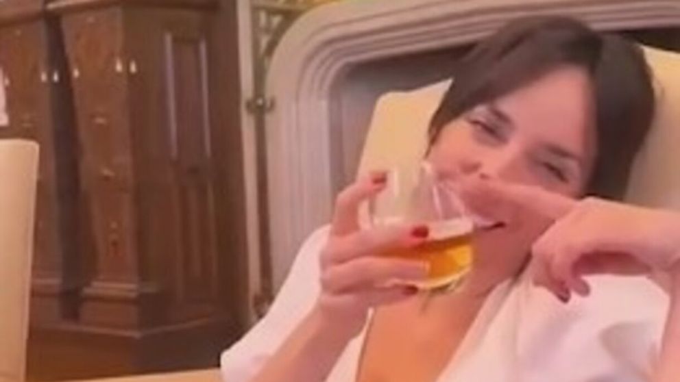 Tamara Pettinato ingresó varias veces a la Casa Rosada y Olivos (Captura de video).