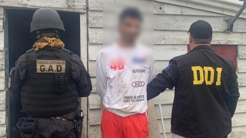 Este es el sospechoso que resultó aprehendido por los investigadores policiales.