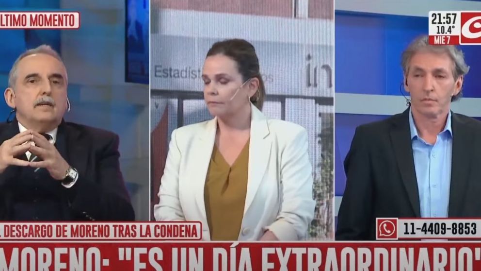 Guillermo Moreno EN VIVO por Crónica: responde a la condena de la Justicia por el Indec.