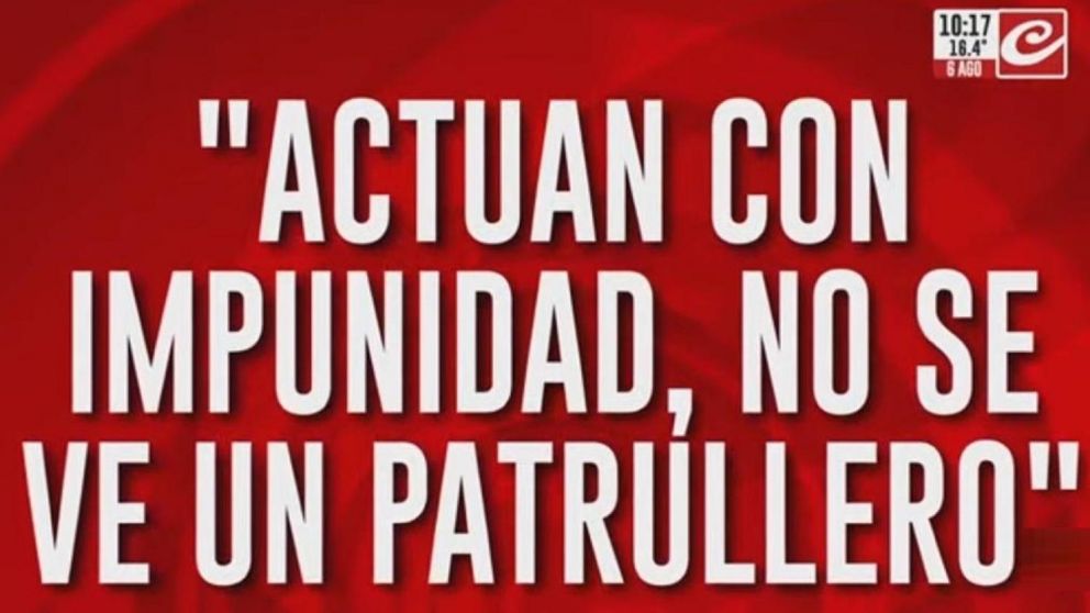 Inseguridad en San Isidro: ya roban "delante" de la policía.
