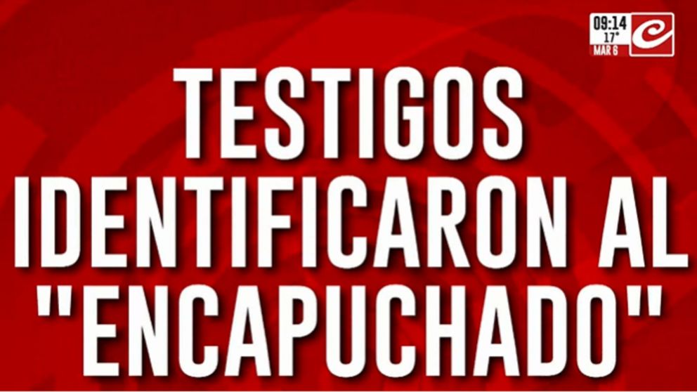 Caso Loan: testigos identificaron al "encapuchado" y la justicia ya lo tiene en la mira