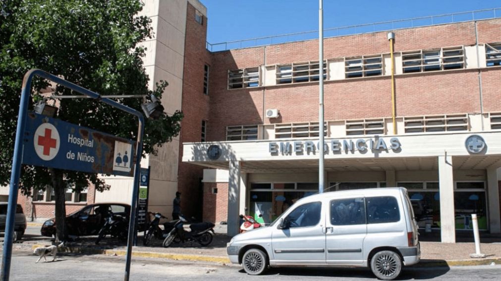 El nene de 8 años permanecía este lunes internado en el Hospital de Niños de la ciudad de Córdoba (Gentileza Gobierno de Córdoba).