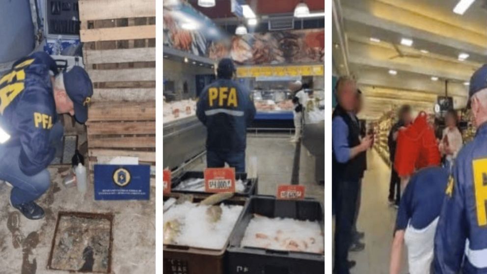 Por pescados podridos y heces de roedores , así clausuran un súpermercado chino en Belgrano