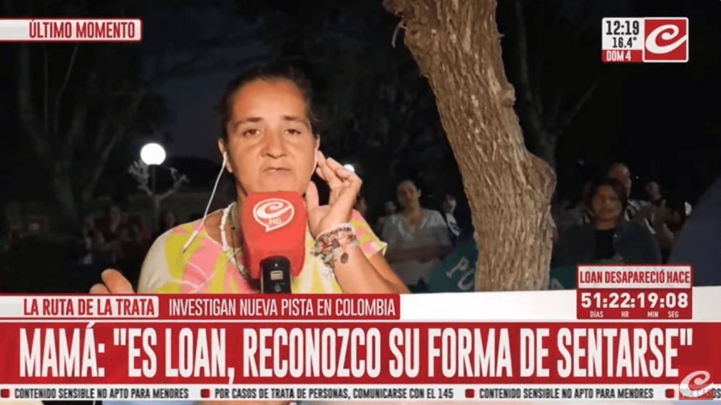 La madre del nene desaparecido se mostró muy segura.